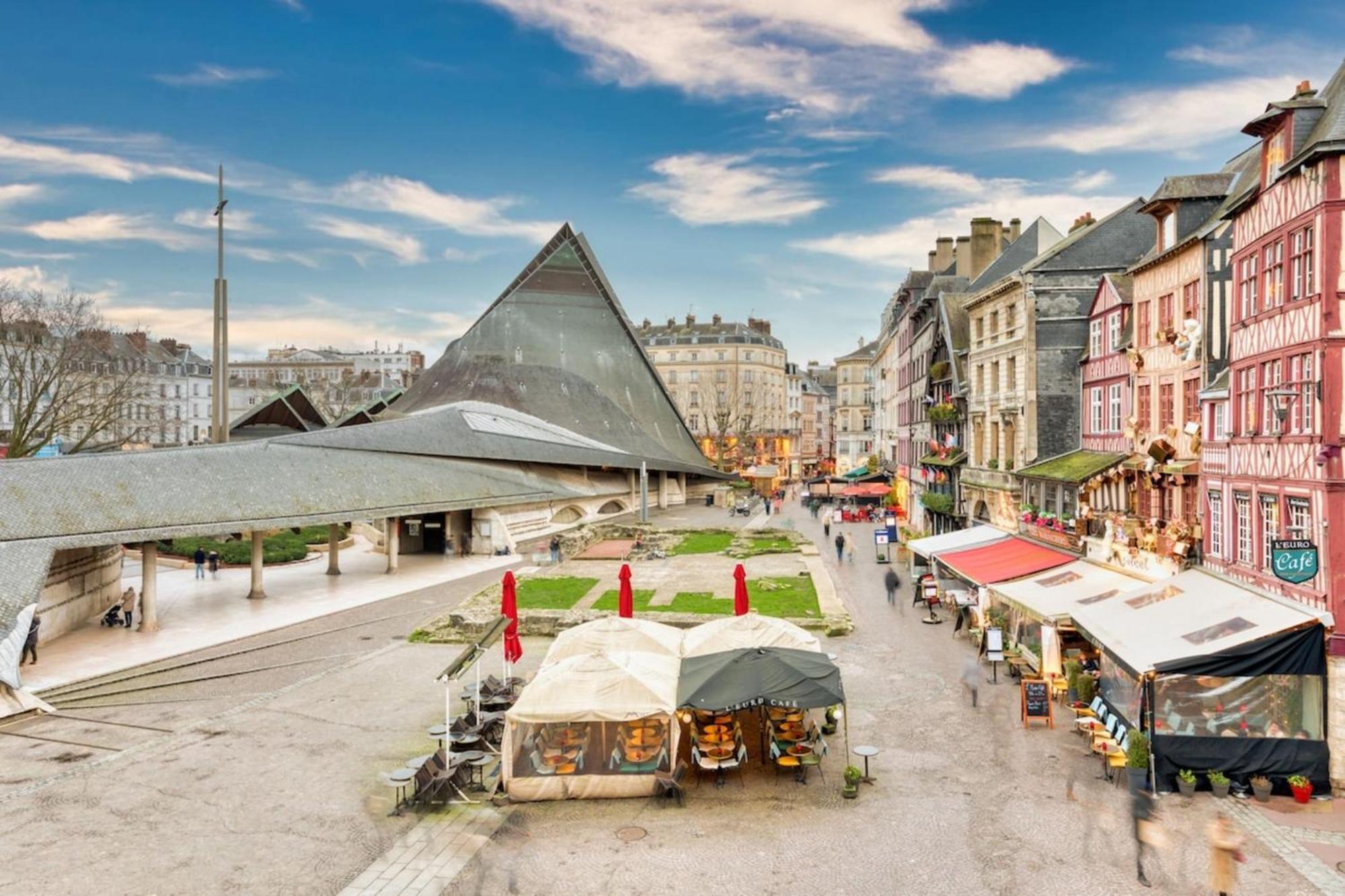 Vieux Marche Sublime Appartement Avec Ascenseur Rouen Eksteriør billede